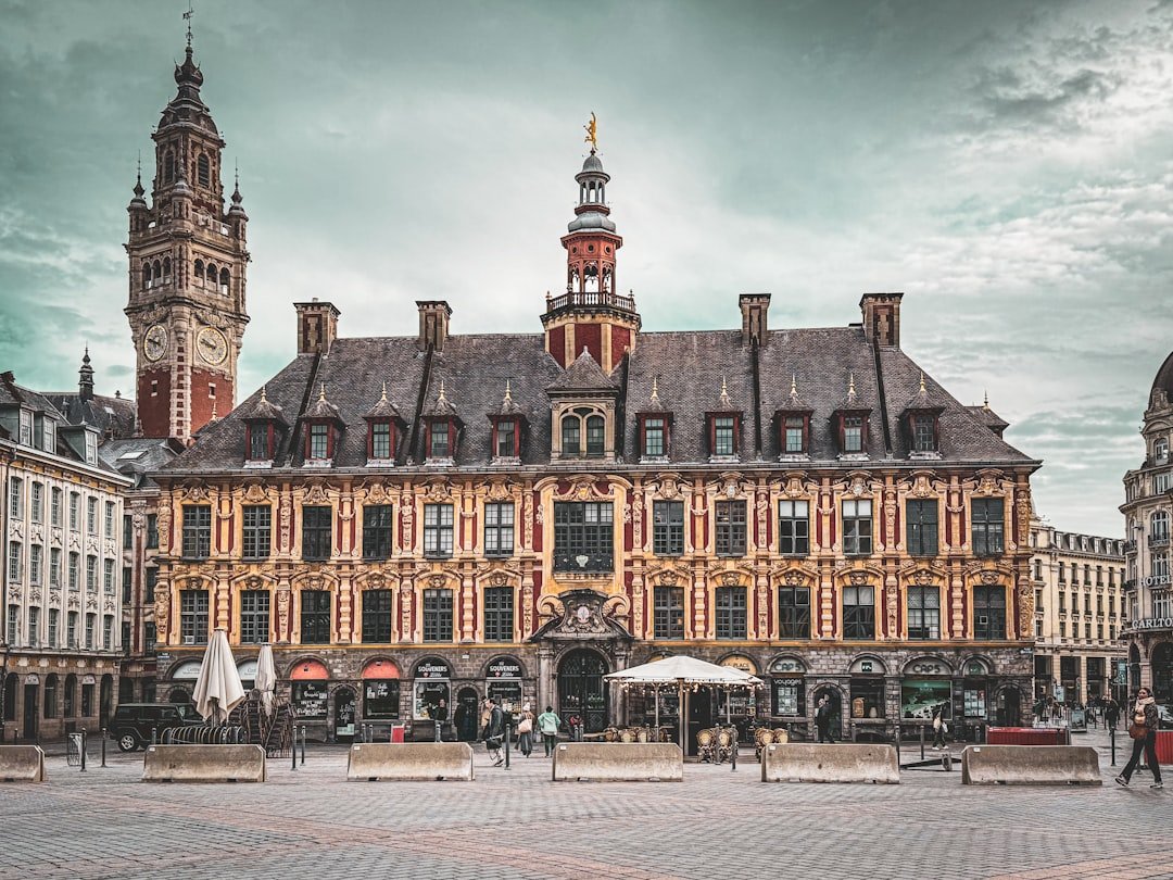 a large building with a clock tower on top of it